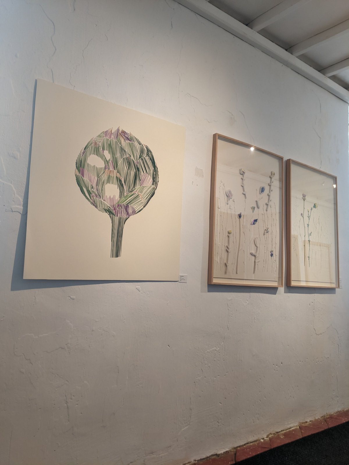 Tableau brodé, broderie d'art, grand format, oeuvre unique